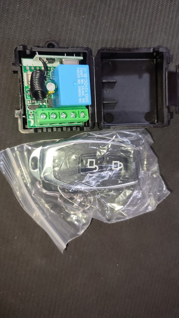 DC 12v 1CH Channel Wireless RF Remote Control Switch Transmitter Receiver 10A Relay ET5479