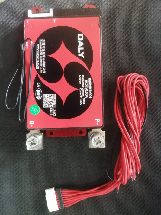8S 100A BMS Lithium Iron Phosphate LFP SAME PORT W/P DALY ETD11014