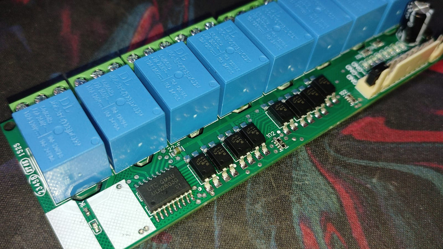 12V 10A 8 Channel Relay Module With Optocoupler active high Eight 8CH ET5054