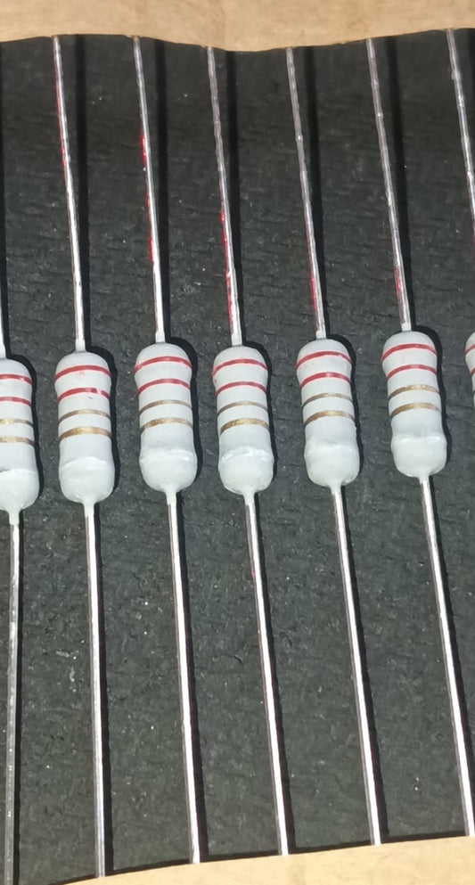100 OHM 1W Fuse Resistor  RXF-1WS-100R-60mm-TB LangJie ±250ppm 100E 100R ETA2775
