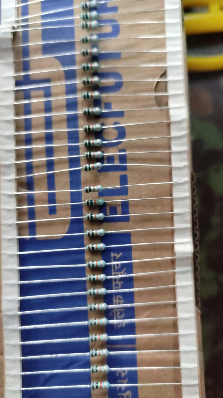 10K 0.25W RESISTOR CFR TOLERANCE 5% ET10683