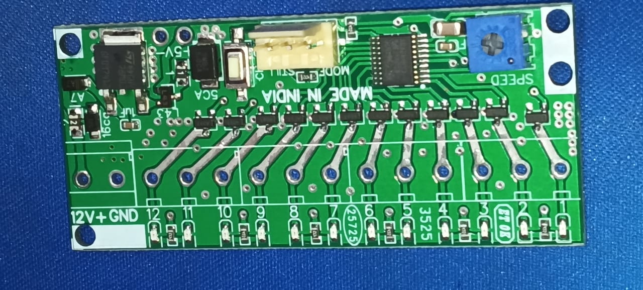 DC Design Chaser 12 Channel 7-15V DC 5A WITHOUT CONNECTER ETD11277