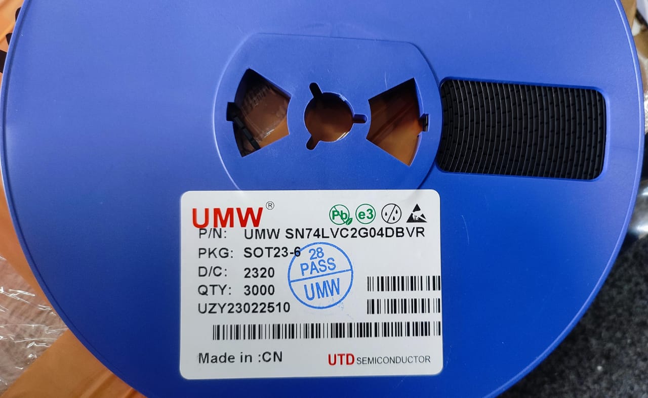 SN74LVC2G04DBVR(UMW) SOT-23-6 Dual NOT gate SMD 7404 ET7129