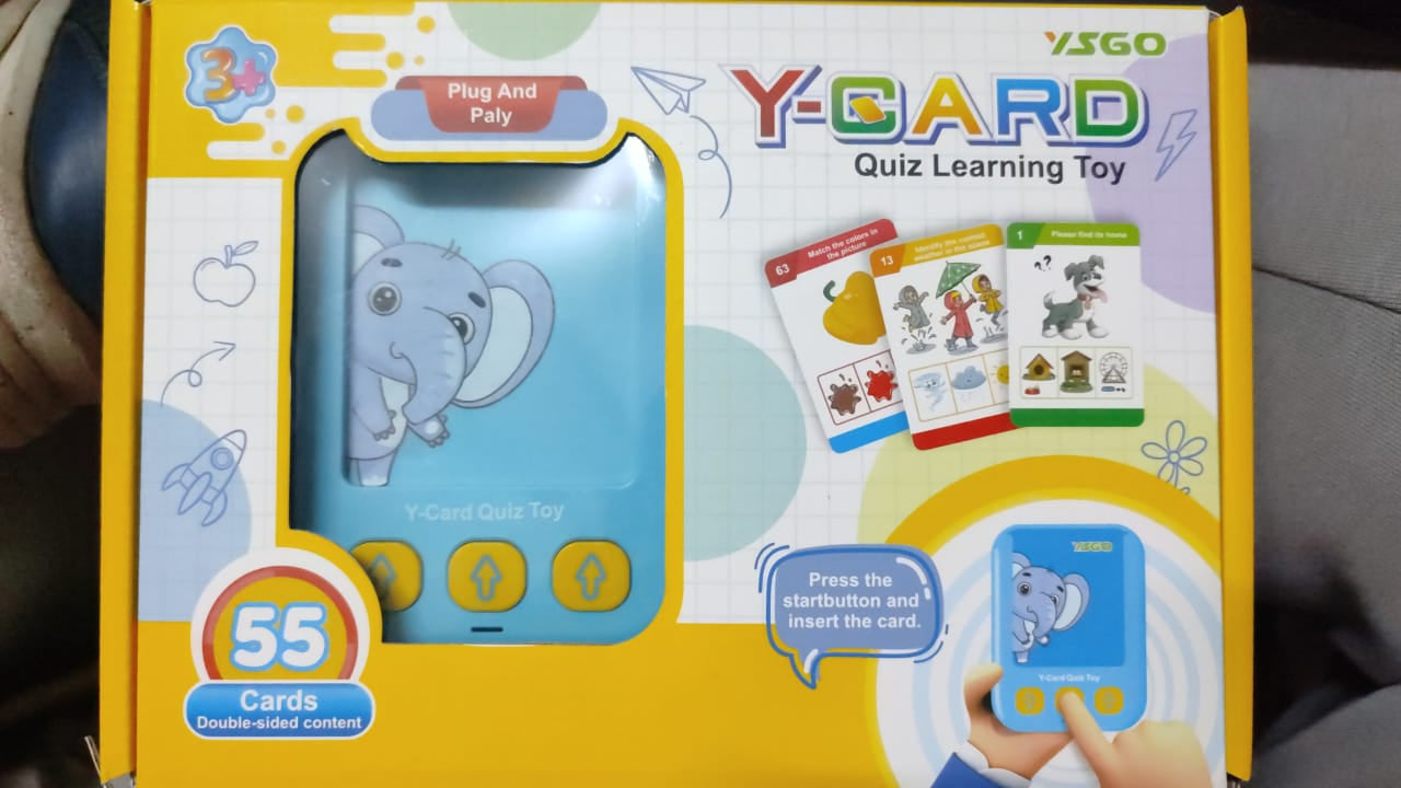 Y - CARD QUIZ LEARINNG TOY STEM KIT ETD11272