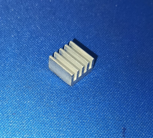 14x14x6mm Pure Aluminium Heat sinks adhesive ET8250