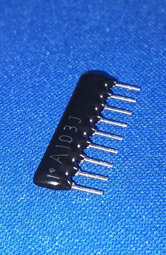 A09-103JP 10K OHM 9 PIN Network Resistor 1/8W 5% ET10164