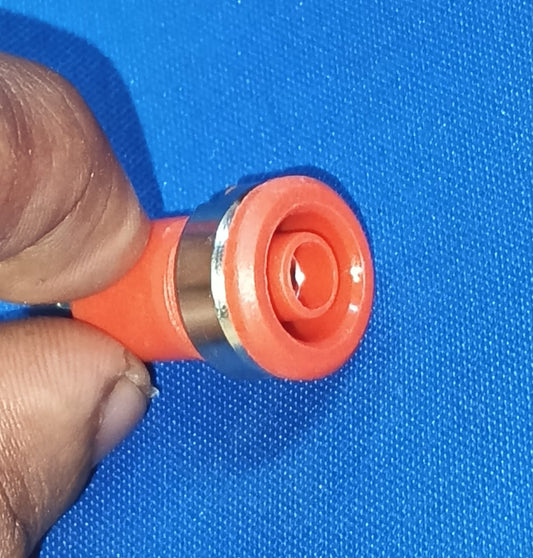 BS-10 RED ELCOM BANANA JACK FEMALE 4MM 10A 250V ETD11474
