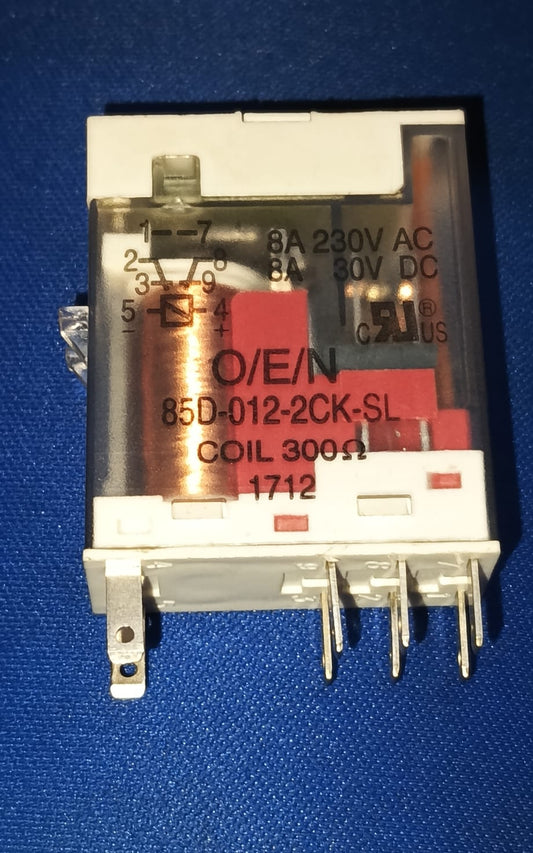 85D-012-2CK-SL RELAY OEN DPDT 12VDC 8A ETD11507