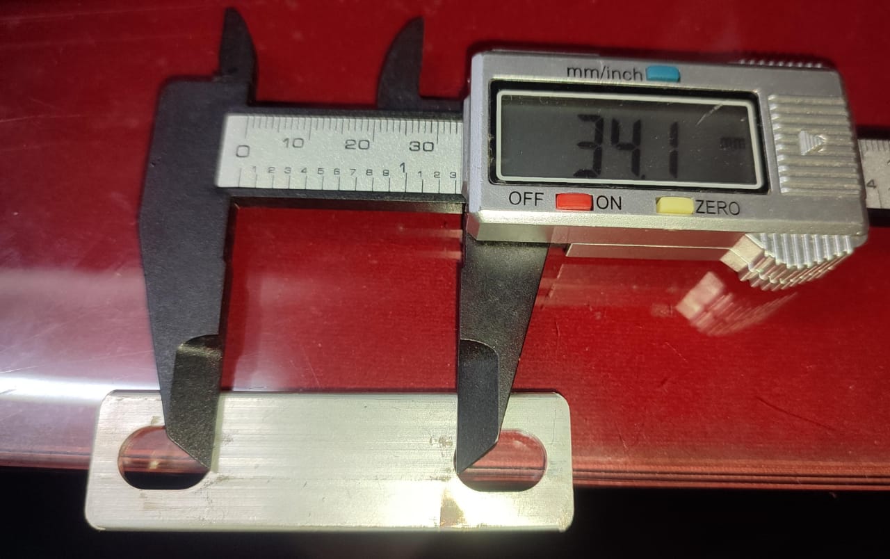 Copper Bus Bar for Prismatic Lithium Battery 68x20X2mm ET6490