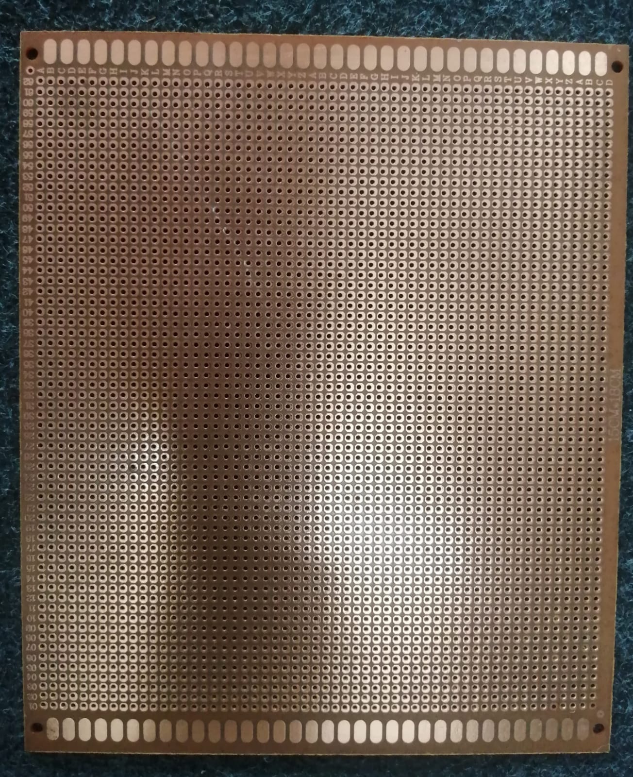 15x18cm dotted PCB single side brown FR2 ET11314