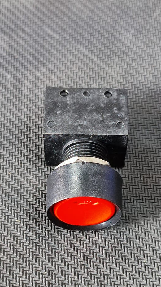 RED MPS-1 4 Leg 4A PUSH BUTTON Switch Elcom MPS1 ET8226