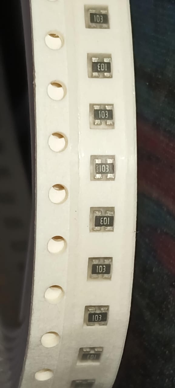 10k SMD  0603x2 103 2D03WGJ0103T5EUNI-ROYAL 5%Resistor Networks, Arrays ETA2577