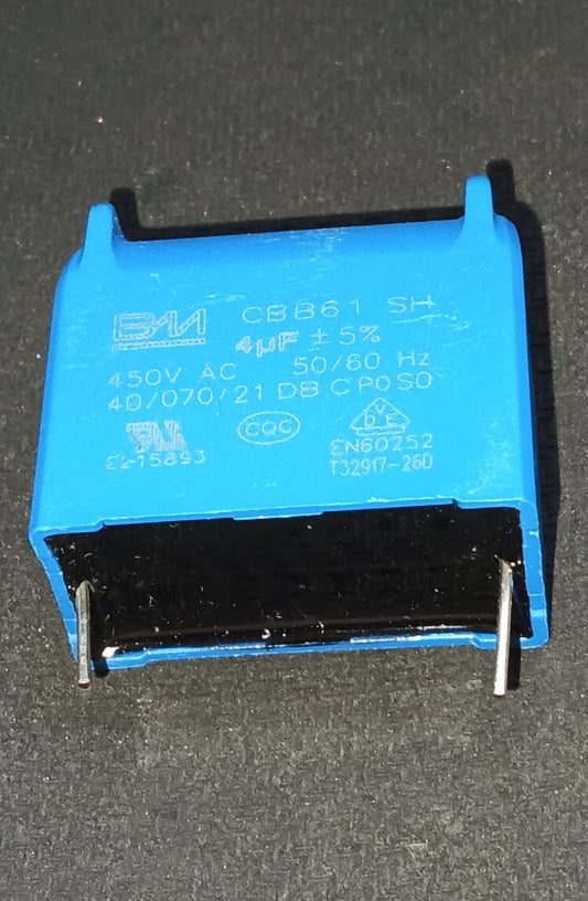 4uF 450V AC  2 leg AC Capacitor  ETH6679