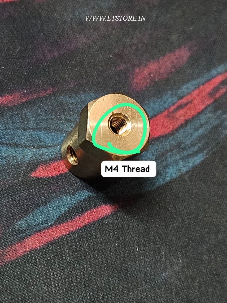 6mm Wheel Connector / DC Gear Motor Hex Coupling ETH6830