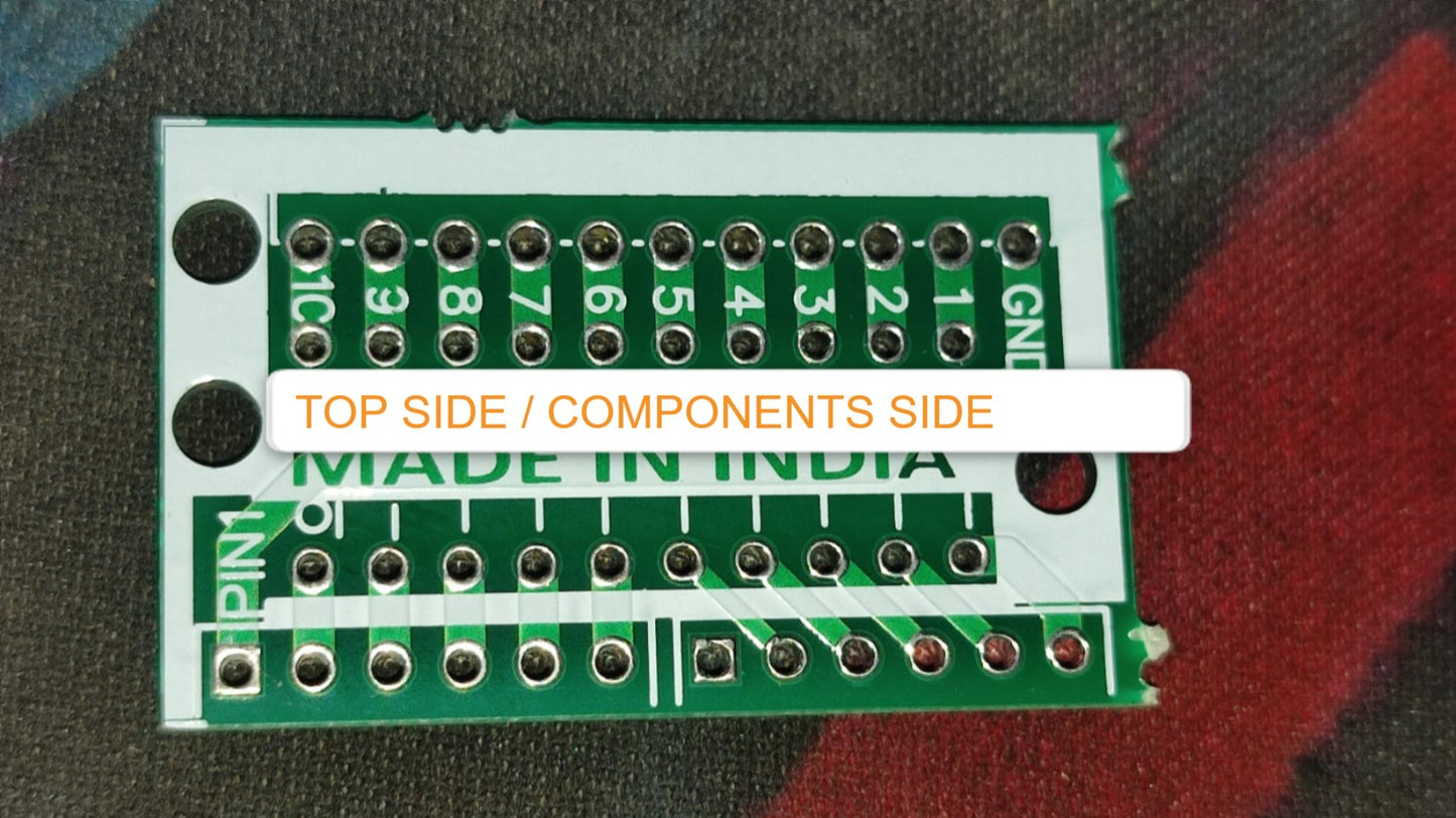 PCB For 10 Segment LED Display Module 5V ETD11412