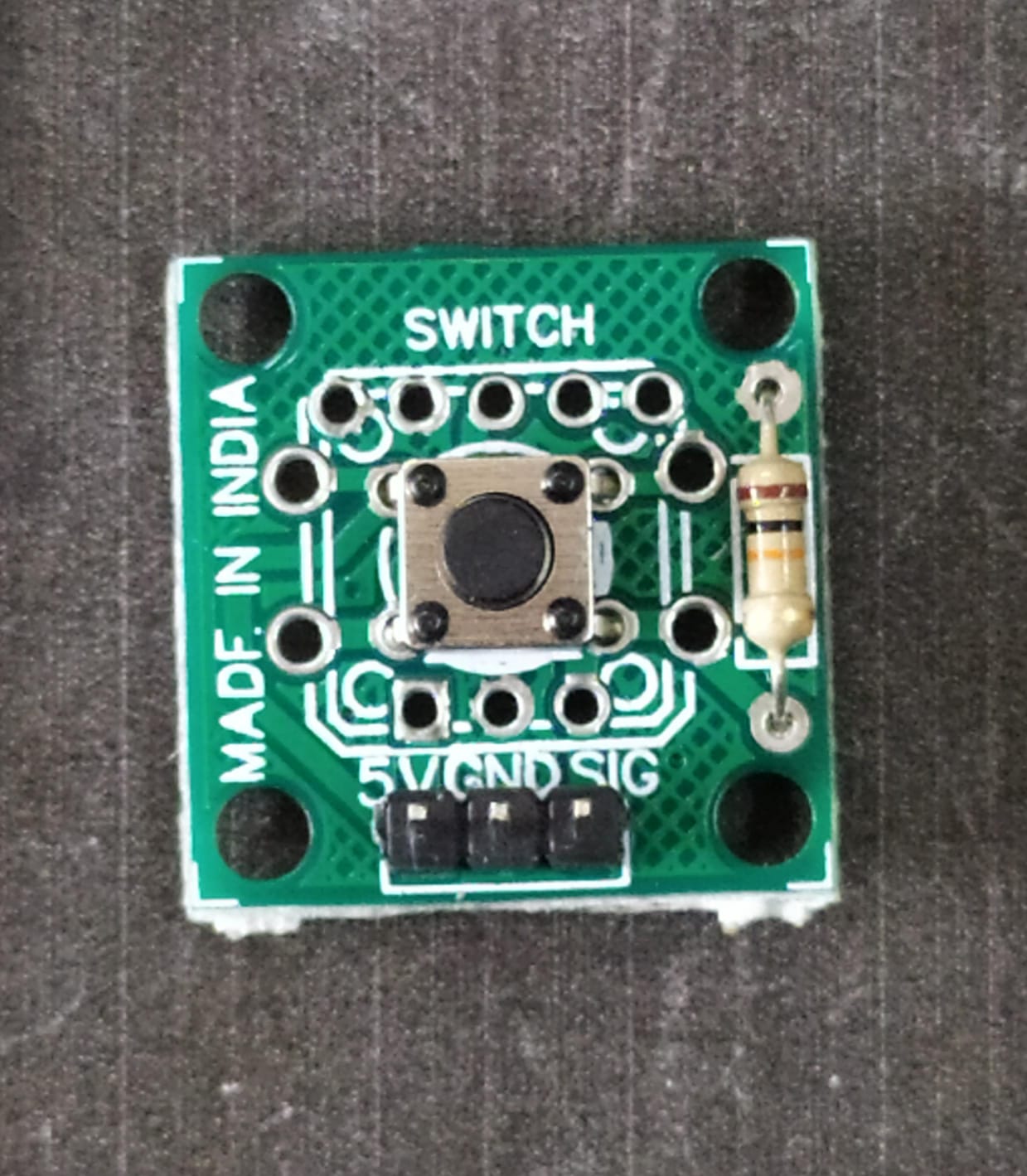 1 Key switch Module 6x6mm switch ET7611 – EMERGING TECHNOLOGIES