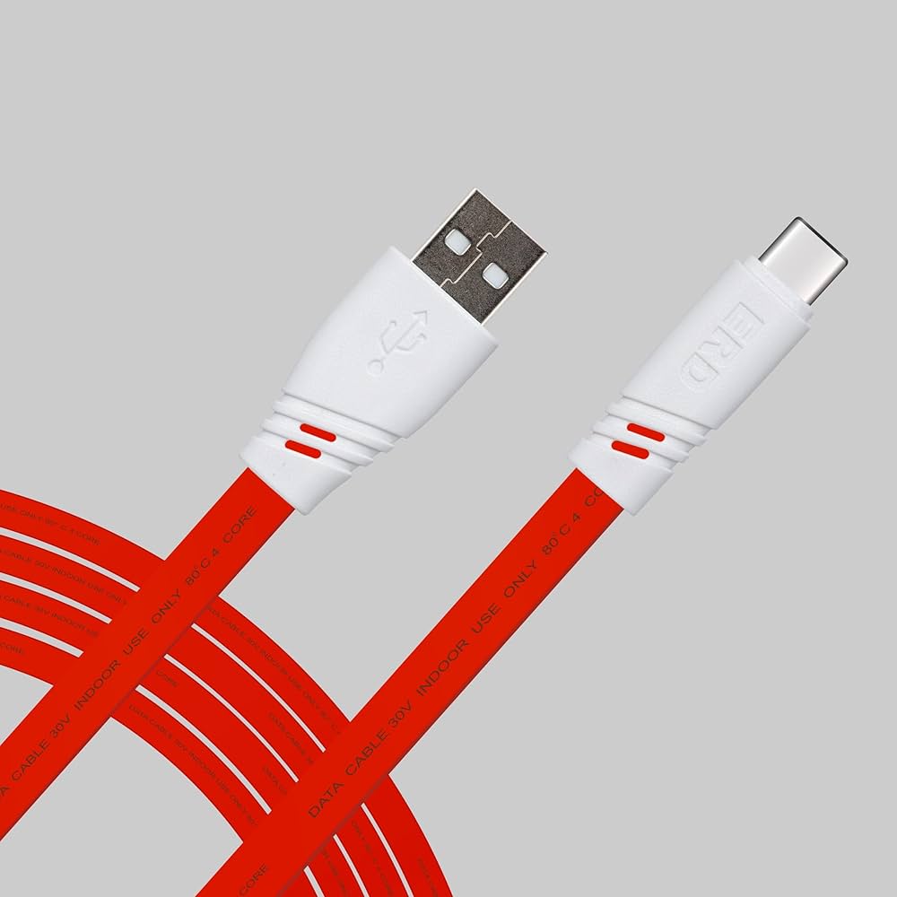 ERD Flat USB-C Data Cable 35w UC -237 (1m) ETD11261