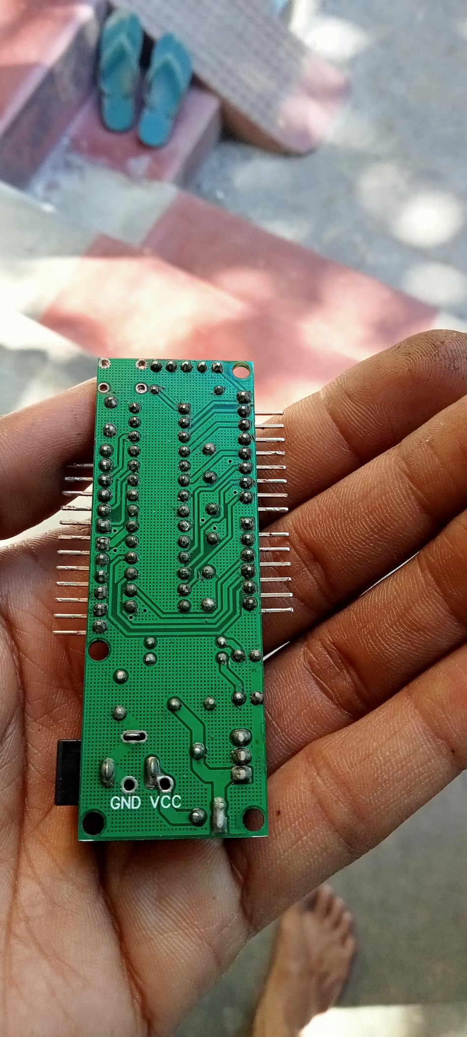 ATMEGA328 OR ATMEGA8 BREAKOUT BOARD PCB ONLY WITH 7-12V INPUT SUPPORT ET5860