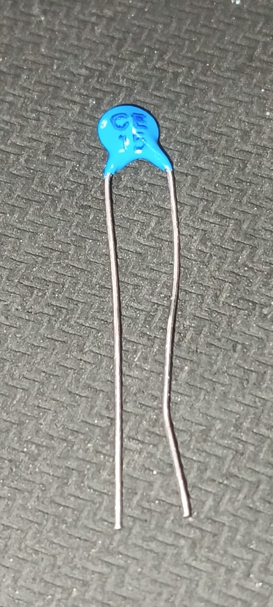 15PF 50V CERAMIC DISC CAPACITOR BLUE ETD11503