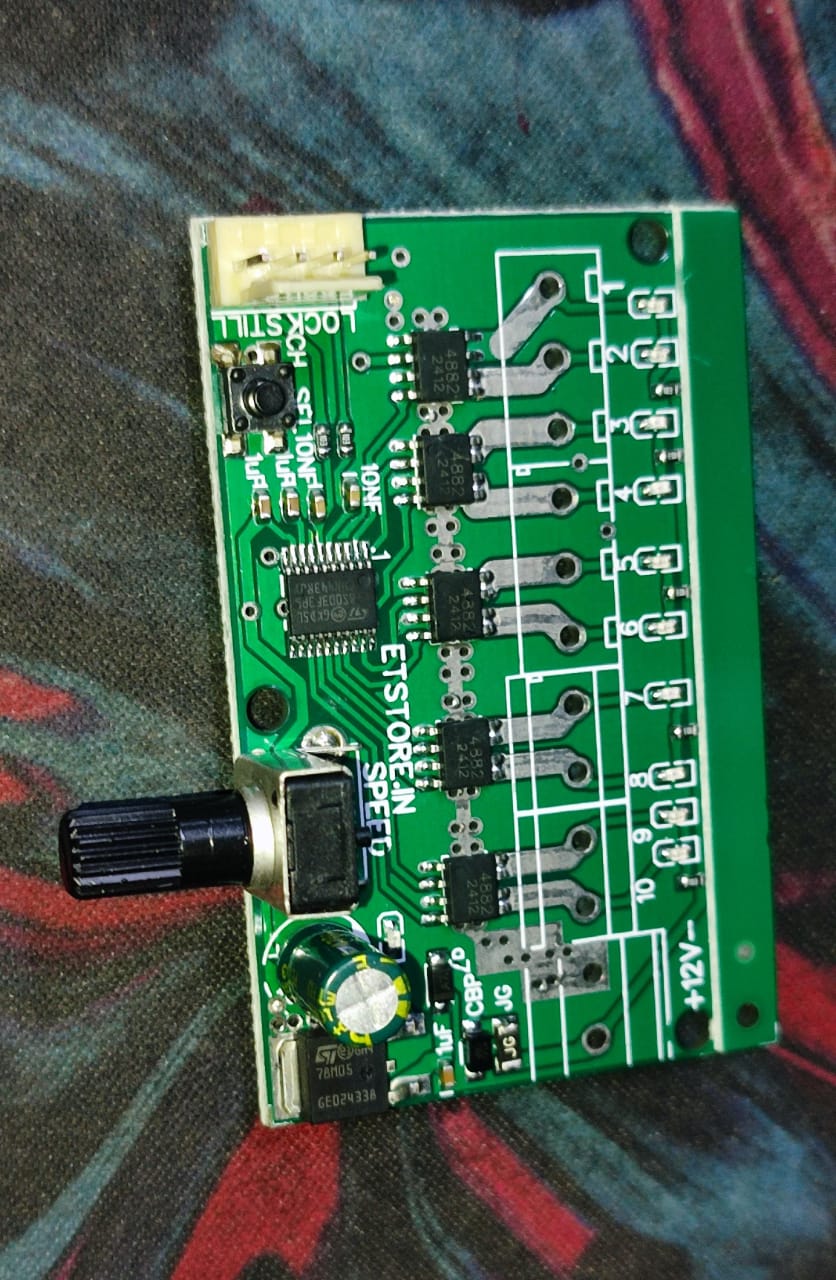 DC Design Chaser 10 / 8 / 6 / 4 Channel 7-15V DC 8A WITH OUT CONNECTOR ETD11229