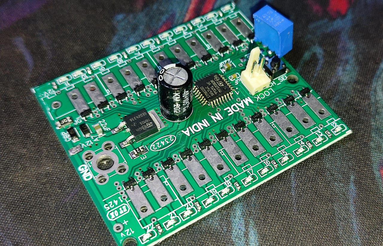 22 Channel  DC Design Chaser 5A  7- 12V DC without connector  ET11246