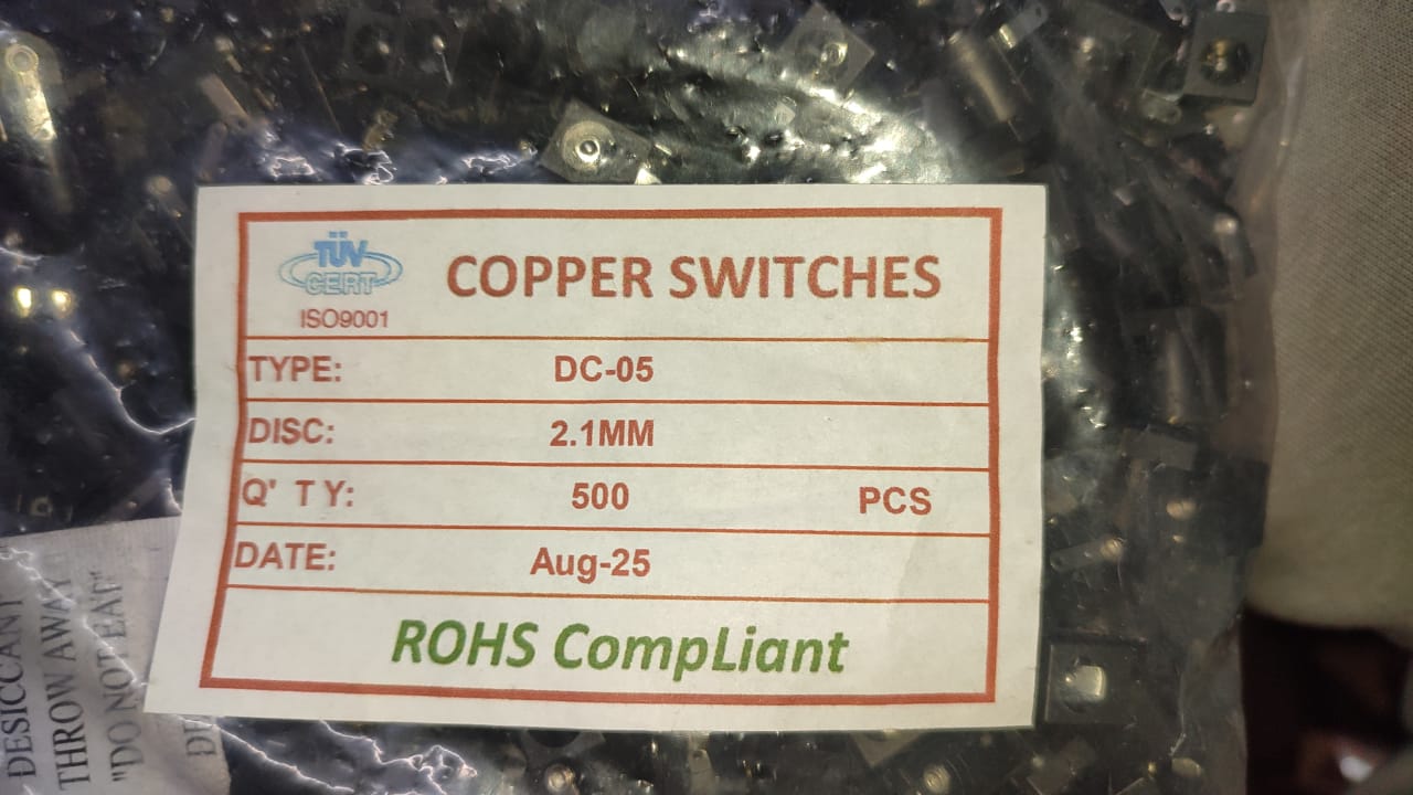 DC Jack Female DC-005 5.5 2.1mm Socket pcb mount ET5361