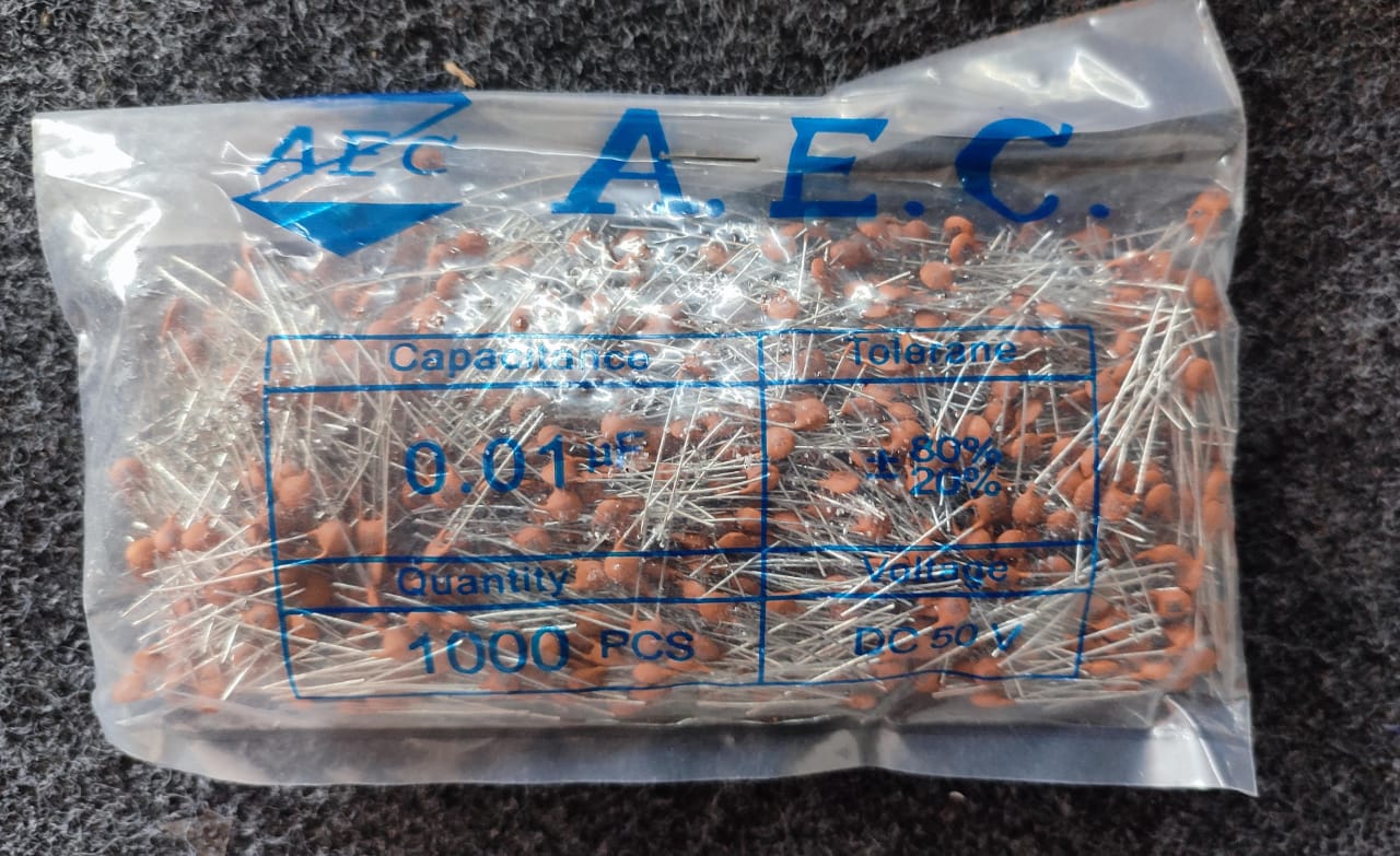 10NF 50V 103 Ceramic disc Capacitor 0.01UF ET10170