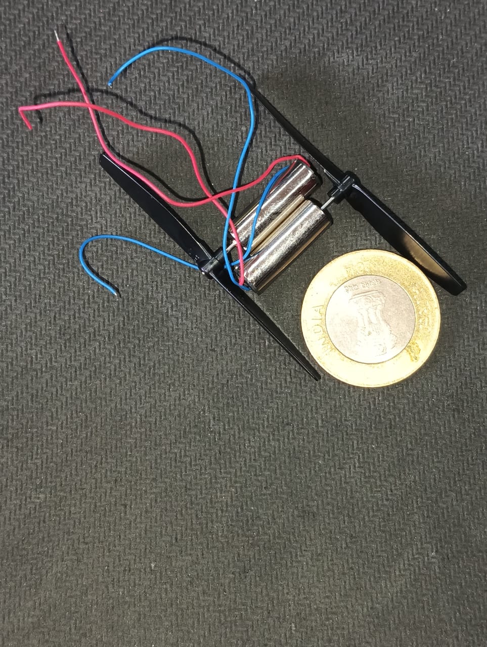 1 pair Coreless Motor 720 Micro With Propeller 3.7V ETD11237