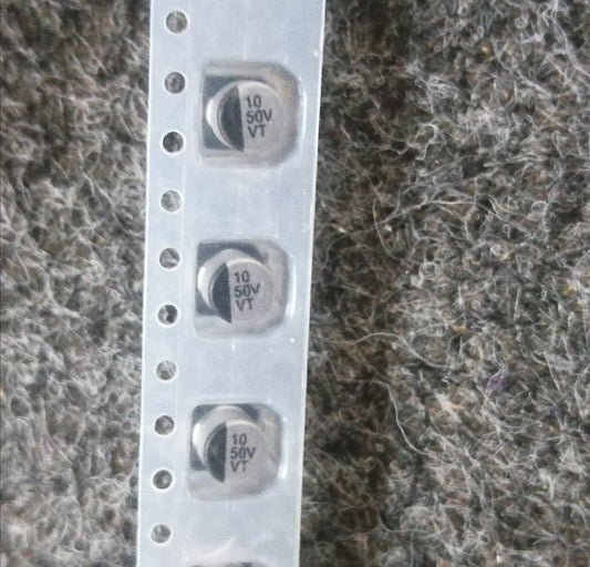 10uf 50V 5x5.4mm JWCO Aluminum Electrolytic Capacitors SMD ETA2568