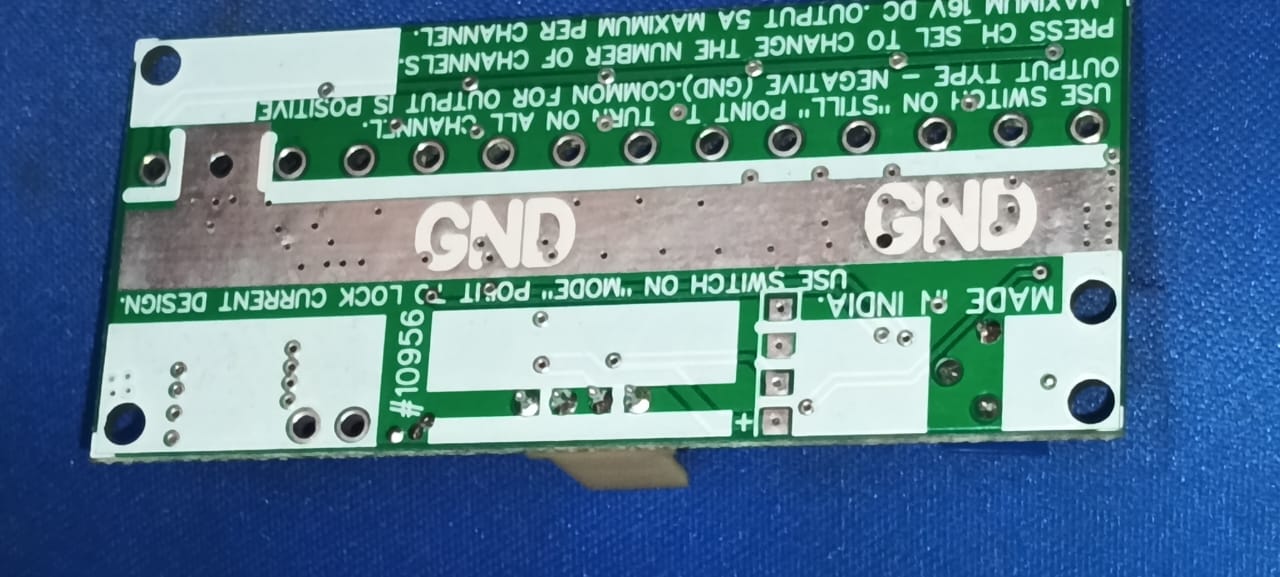 DC Design Chaser 12 Channel 7-15V DC 5A WITHOUT CONNECTER ETD11277