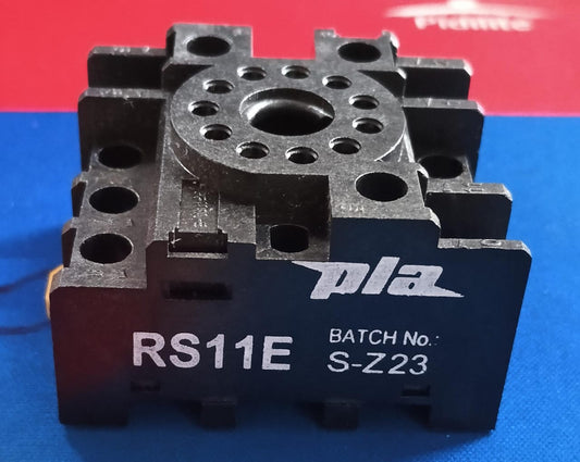 RS11E Relay Base 11 pin relay For PLA MPC 3C series 11pin 12A RAIL MOUNT ETE9926