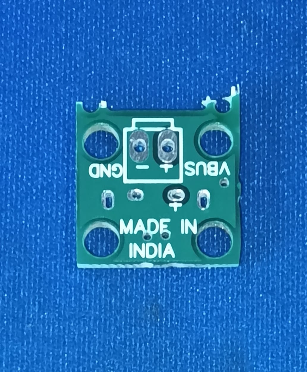 PCB For C Type USB to DIP Adapter Female breakout board module 2 pin vertical mount ETD11402