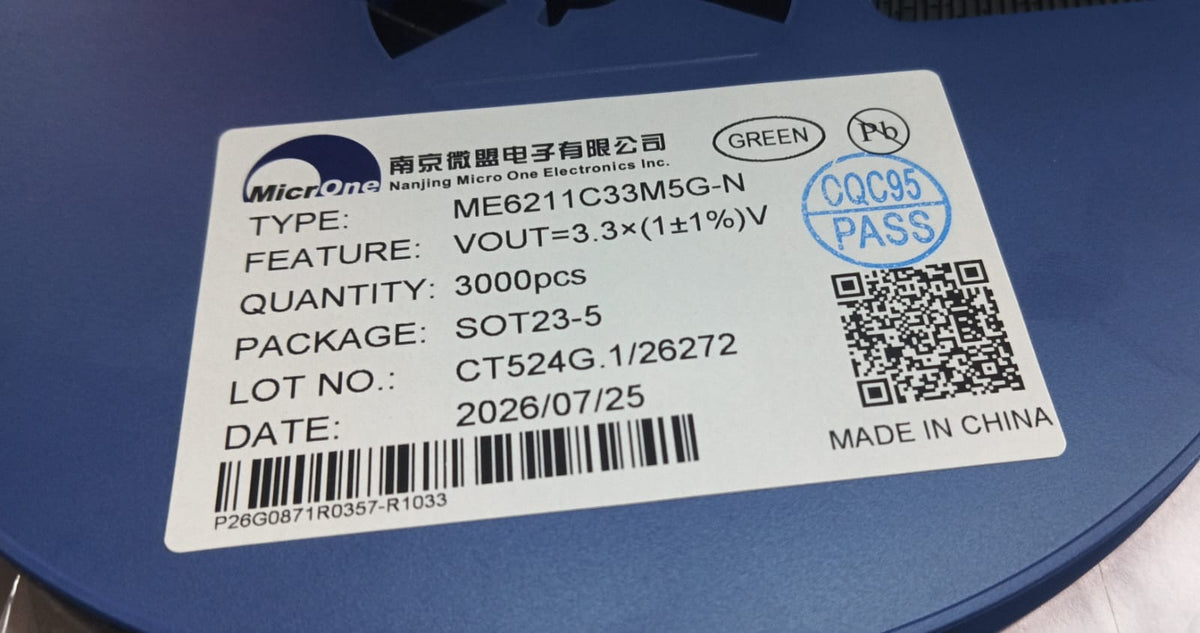 ME6211C33M5G-N S2 SOT-23-5  3.3V MICRONE LDO Voltage Regulator ETH6856