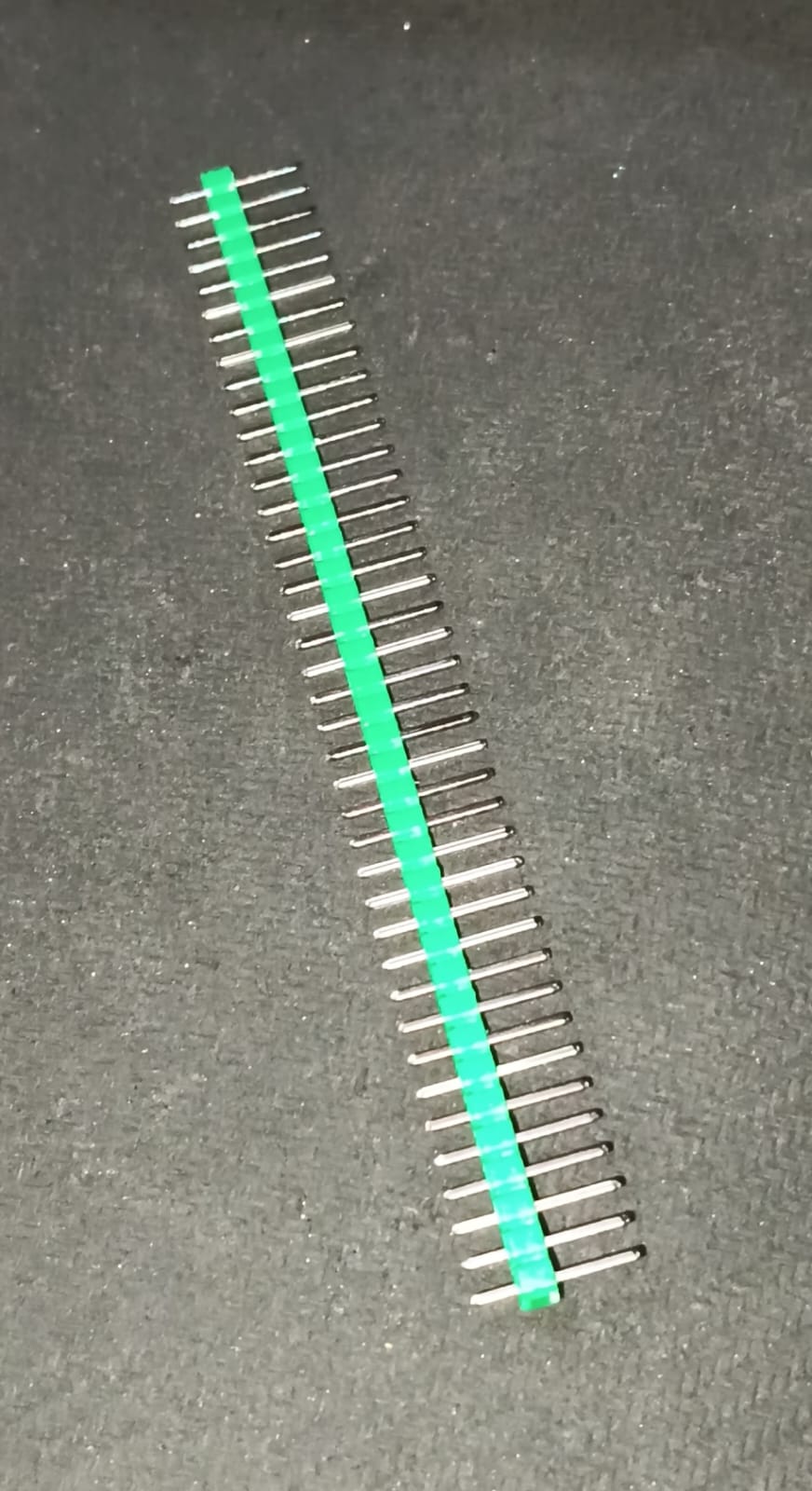 GREEN  40 Pin 10mm height 2.54mm Male Header straight 1x40 BERGSTRIP ETE9942