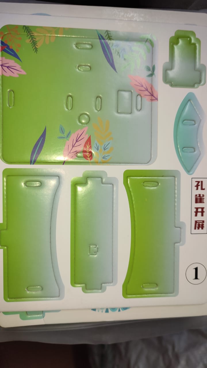 PEACOCK with TAIL LIGHT STEM Unassembled KIT  ETD11200