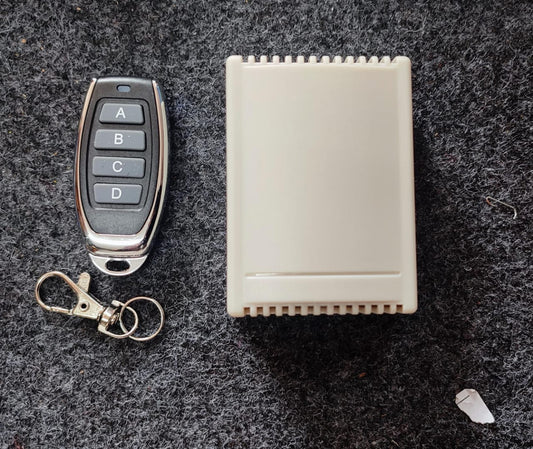 DC 12v 4 Channel Wireless RF Remote Control Switch Transmitter Receiver 10A Relay 4CH ET5075