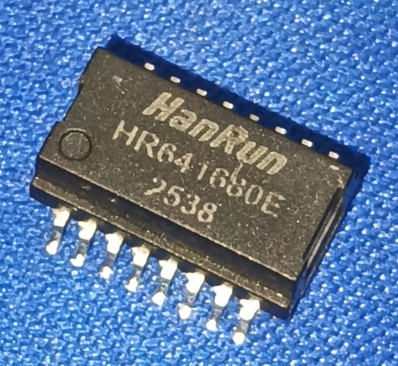 HR641680E SMD-16P,12.7x9.5mm HANRUN .5kV Single port 1:1 10/100 Base-T Pulse Transformers ETD11454