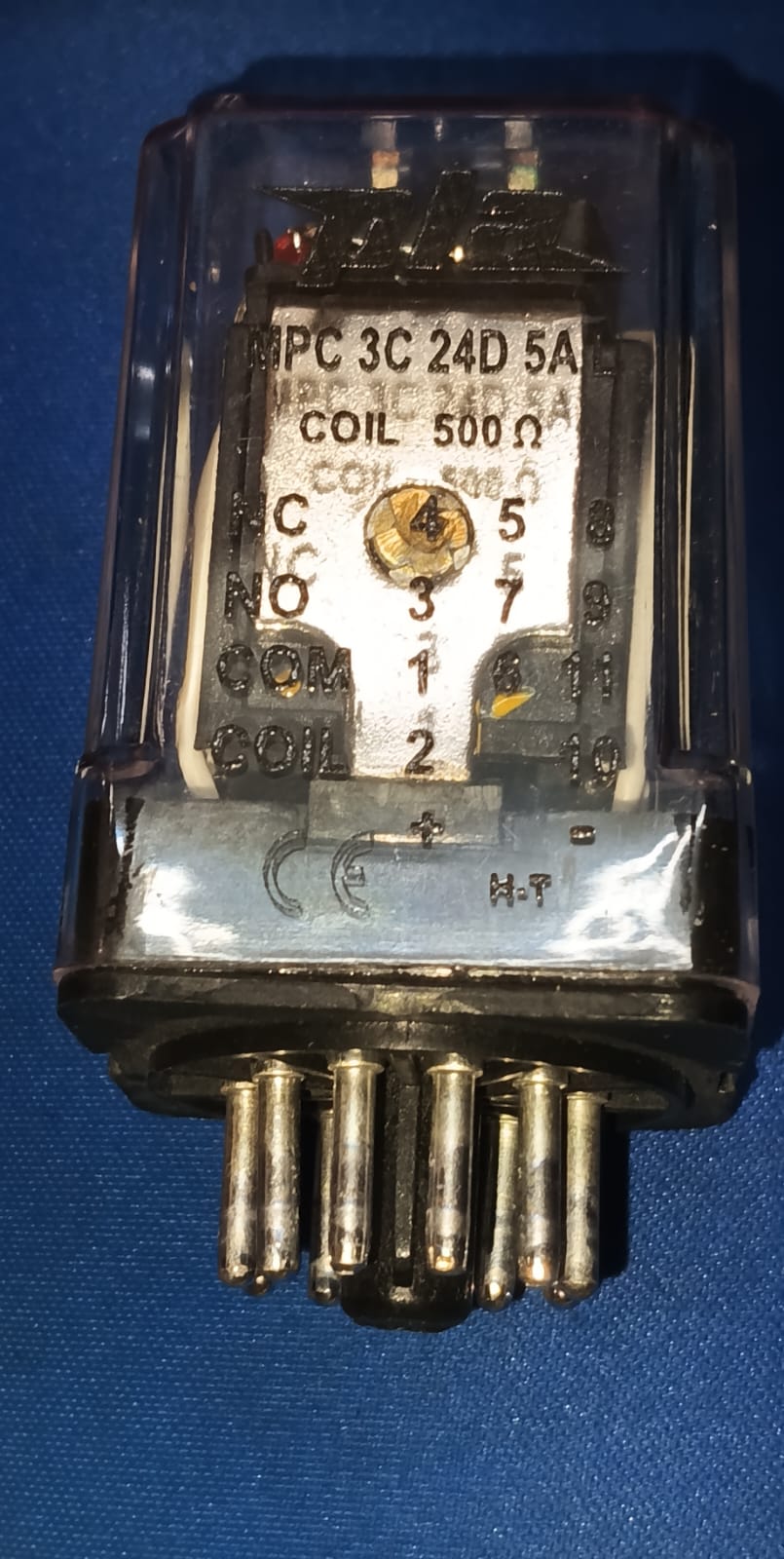 MPC 3C 24D 5A L 24V 5A Relay 11 PIN PLA 3PDT ETE9929