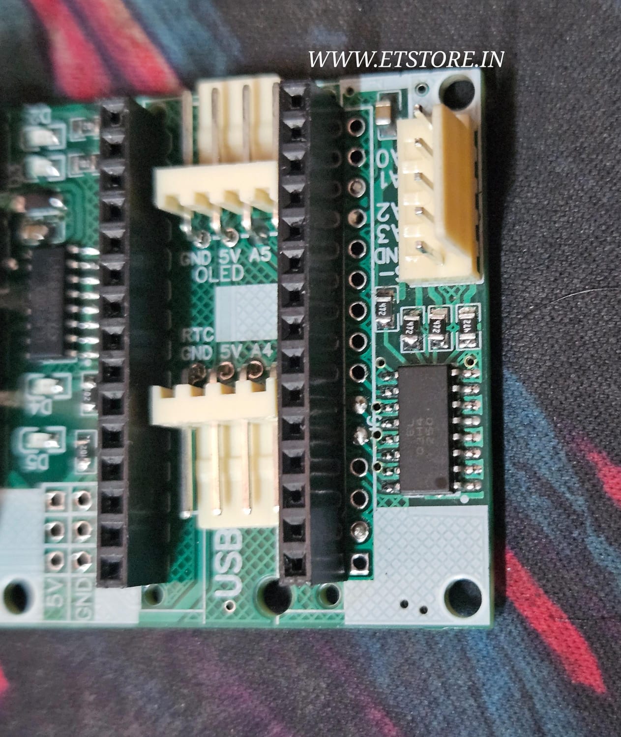 NANO BREAKOUT BOARD WITH 4 CHANNEL INPUT AND  4 RELAYS ETE9950