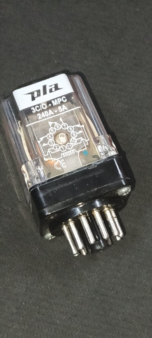 240V AC 5A Relay 11 PIN PLA MPC 3C 240A L 3PDT ET11387