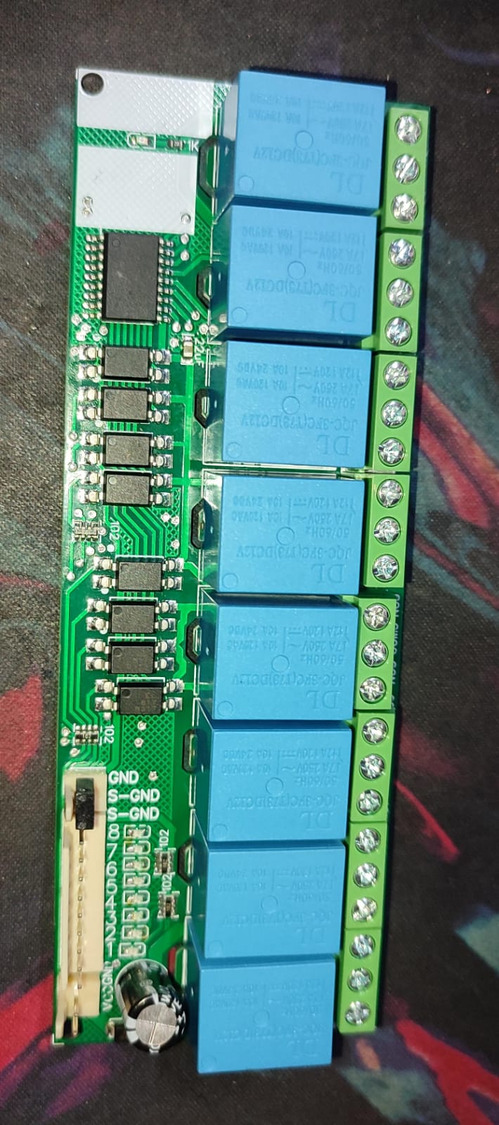 12V 10A 8 Channel Relay Module With Optocoupler active high Eight 8CH ET5054