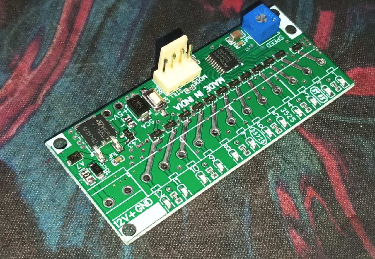 DC Design Chaser 12 Channel 7-15V DC 5A WITHOUT CONNECTER ETD11277