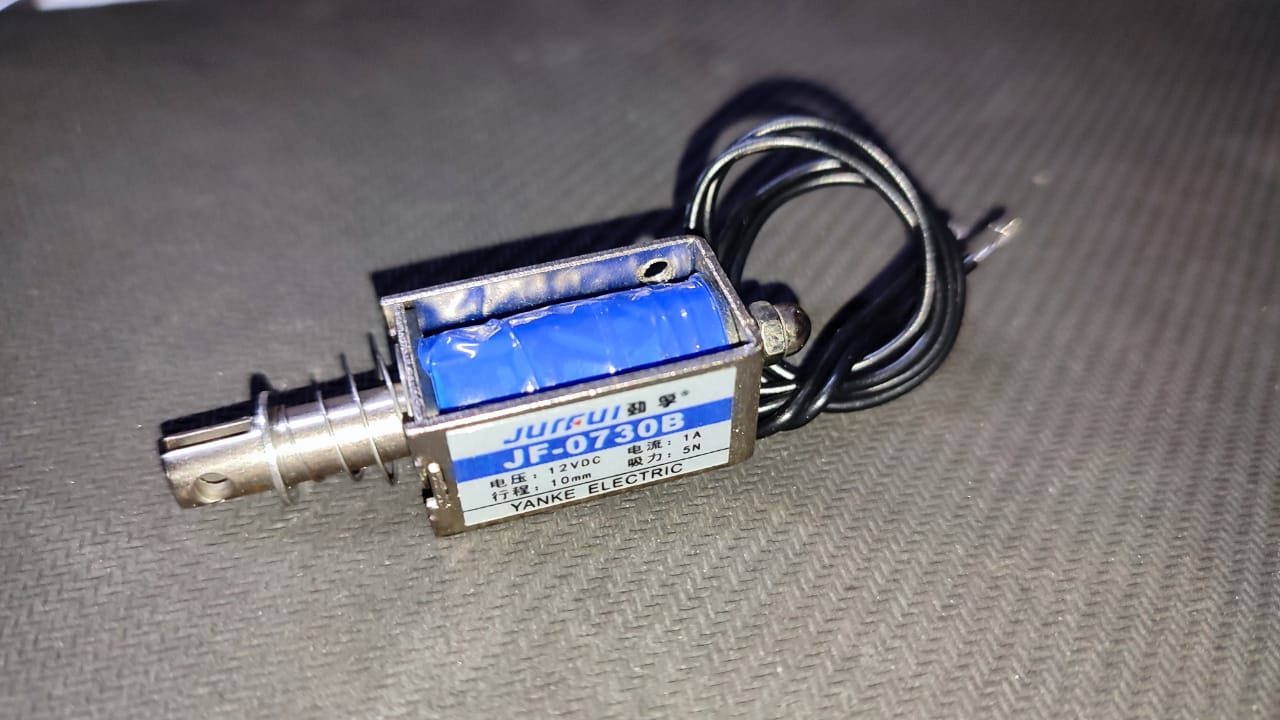 12V Solenoid lock JF-0730B 10mm ET5687