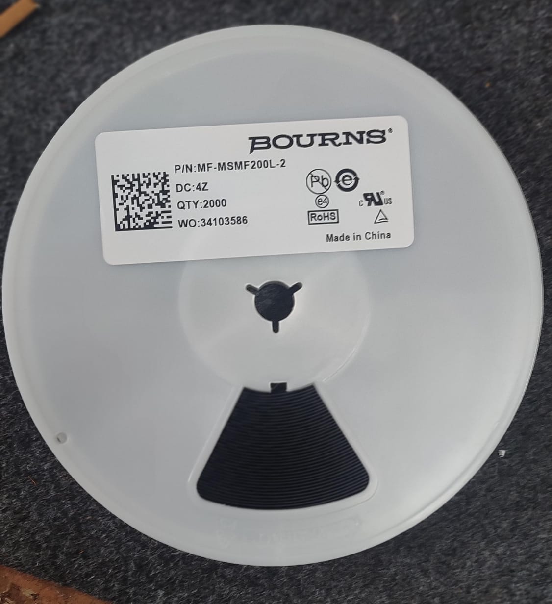 2A 8V 1812 PPTC fuse smd MF-MSMF200L-2 BOURNS 200 Resettable Fuse ETD11104