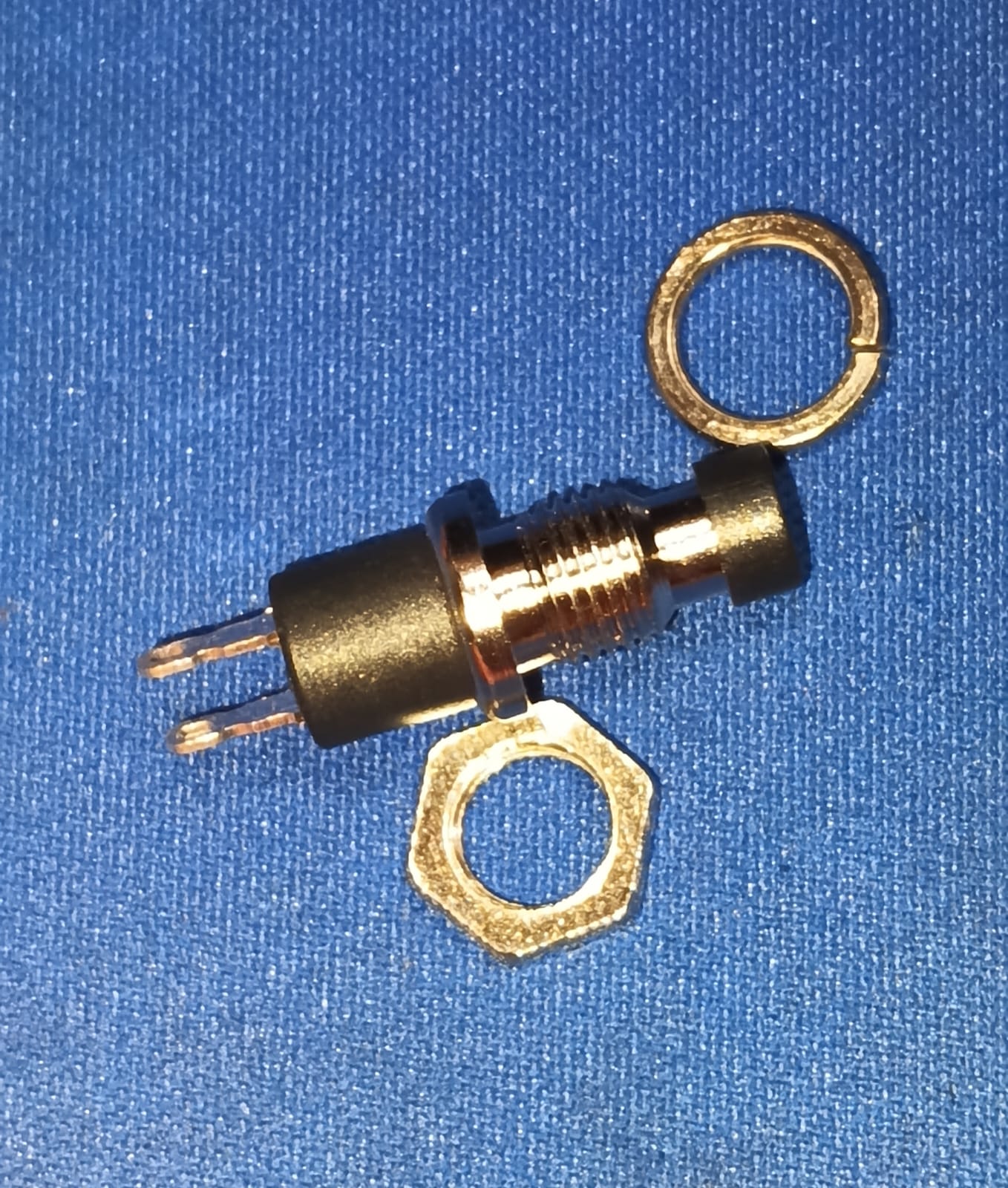 PB10B BLACK Camay Momentary Push button Switch ETH6664