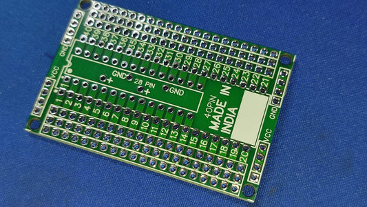 40 PIN TO 4 PIN DIP IC BREAKOUT DOT BOARD PCB  ET5804
