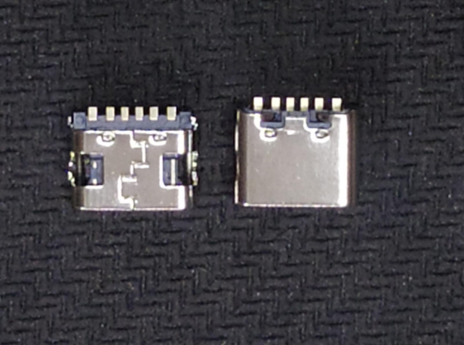 USB C Type C Female SMD 6 PIN USB Connector ETA1852 – EMERGING TECHNOLOGIES