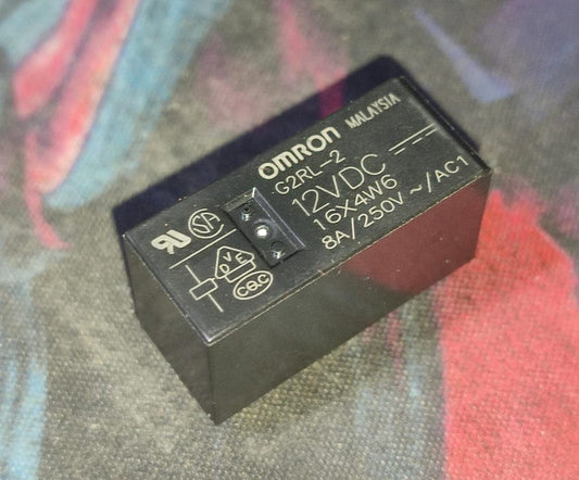 G2RL-2 DC12 OMRON RELAY 12V DPDT 8A 8 legs ET7318