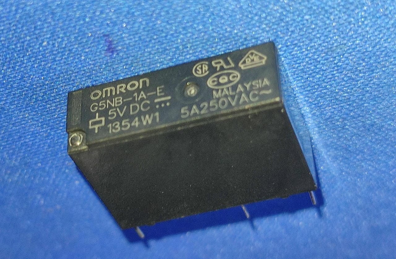 G5NB-1A-E DC 5V Relay 7x20.4mm OMRON 5V 5A SPST-NO ETD11404