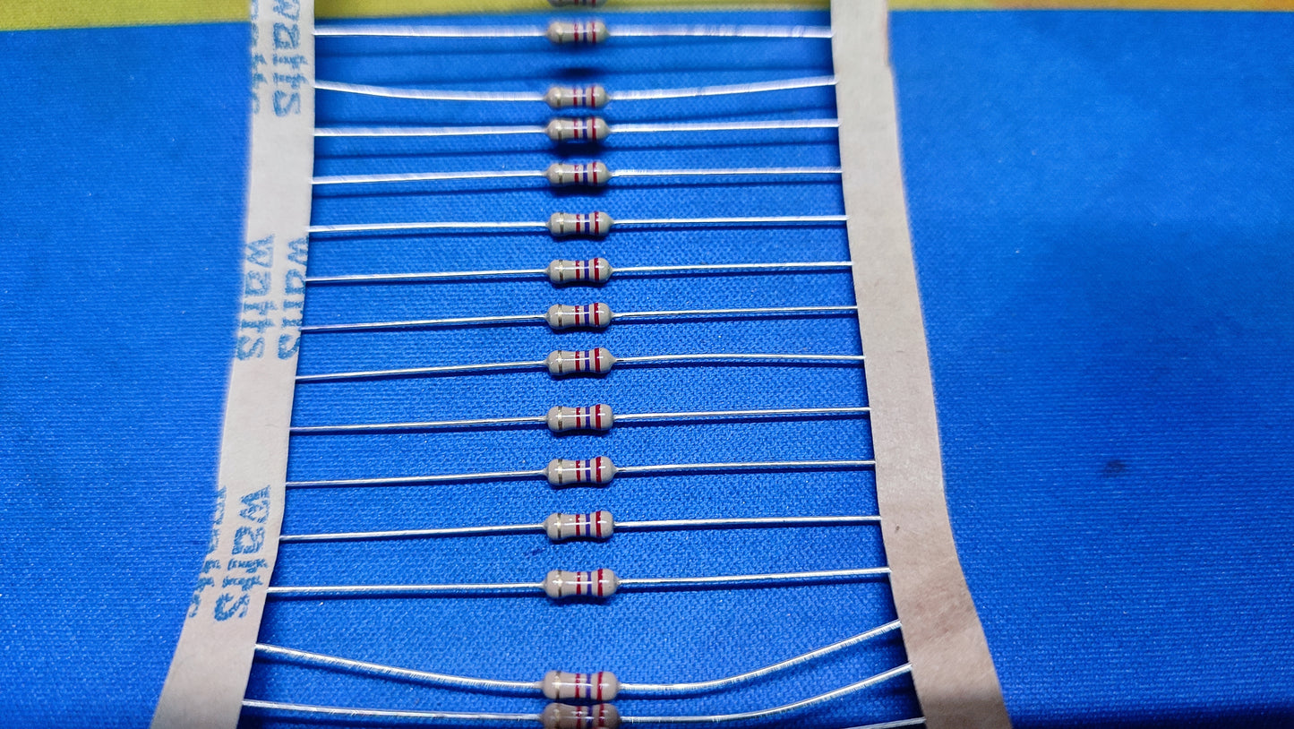 2.7K 0.25W RESISTOR CFR TOLERANCE 5% 2K7 ET10063